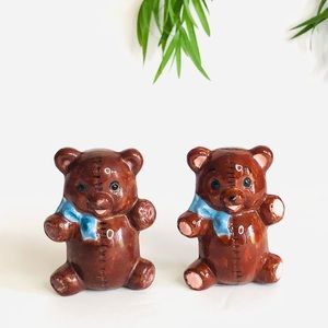 Vintage Mini Teddy Bear Figurines